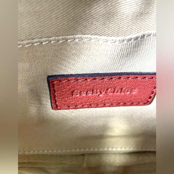 See By Chloe Hana Camera Bag. Fadded Red. - Picture 14 of 16